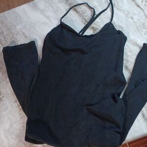 Balera Black Cotton Jumpsuit